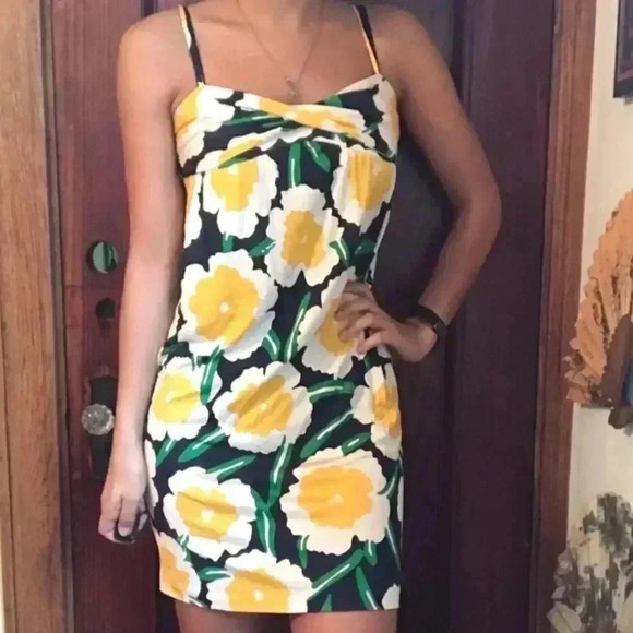 Diane Von Furstenberg Silk Floral Dress - Picture 4 of 6